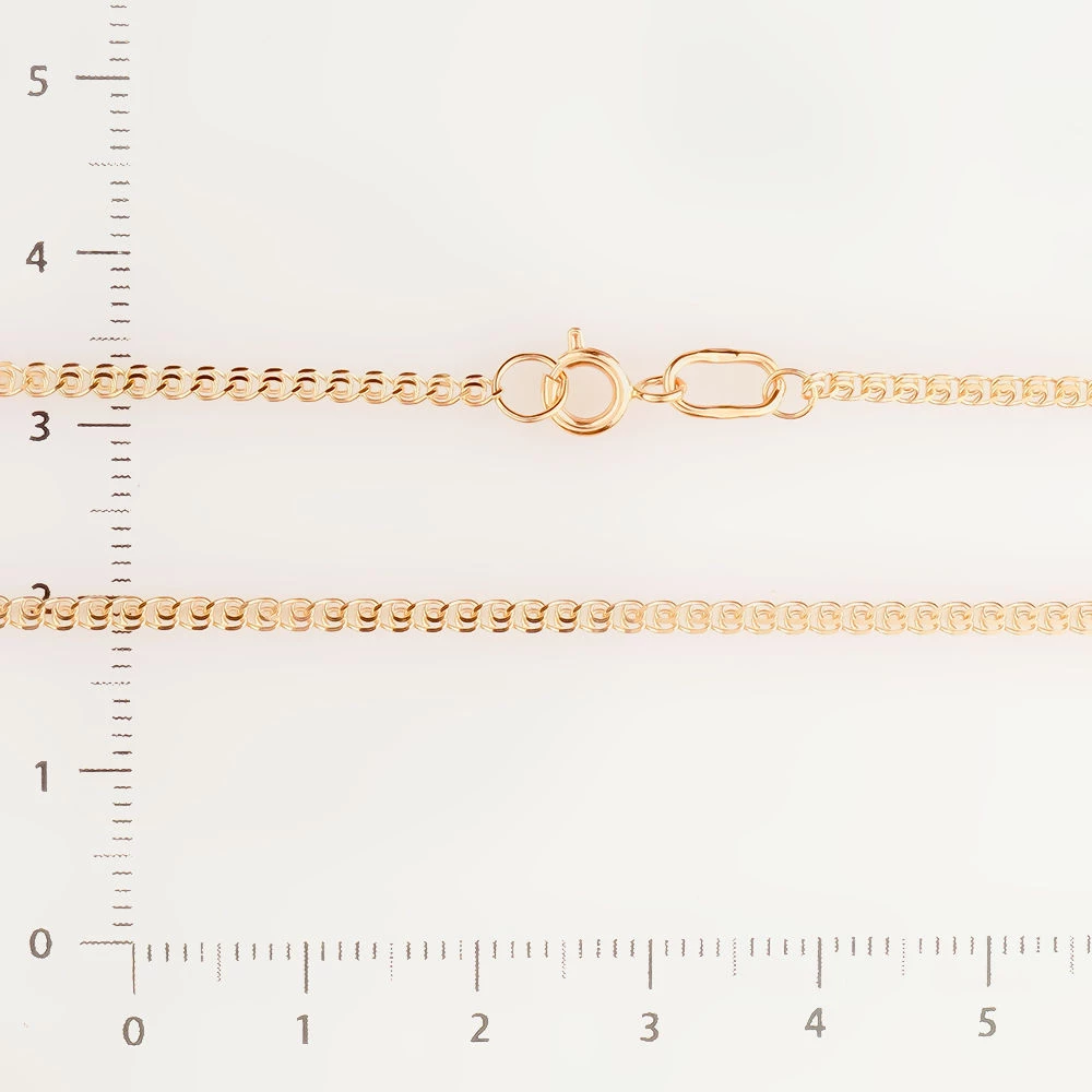 Цепь из красного золота 585 пробы