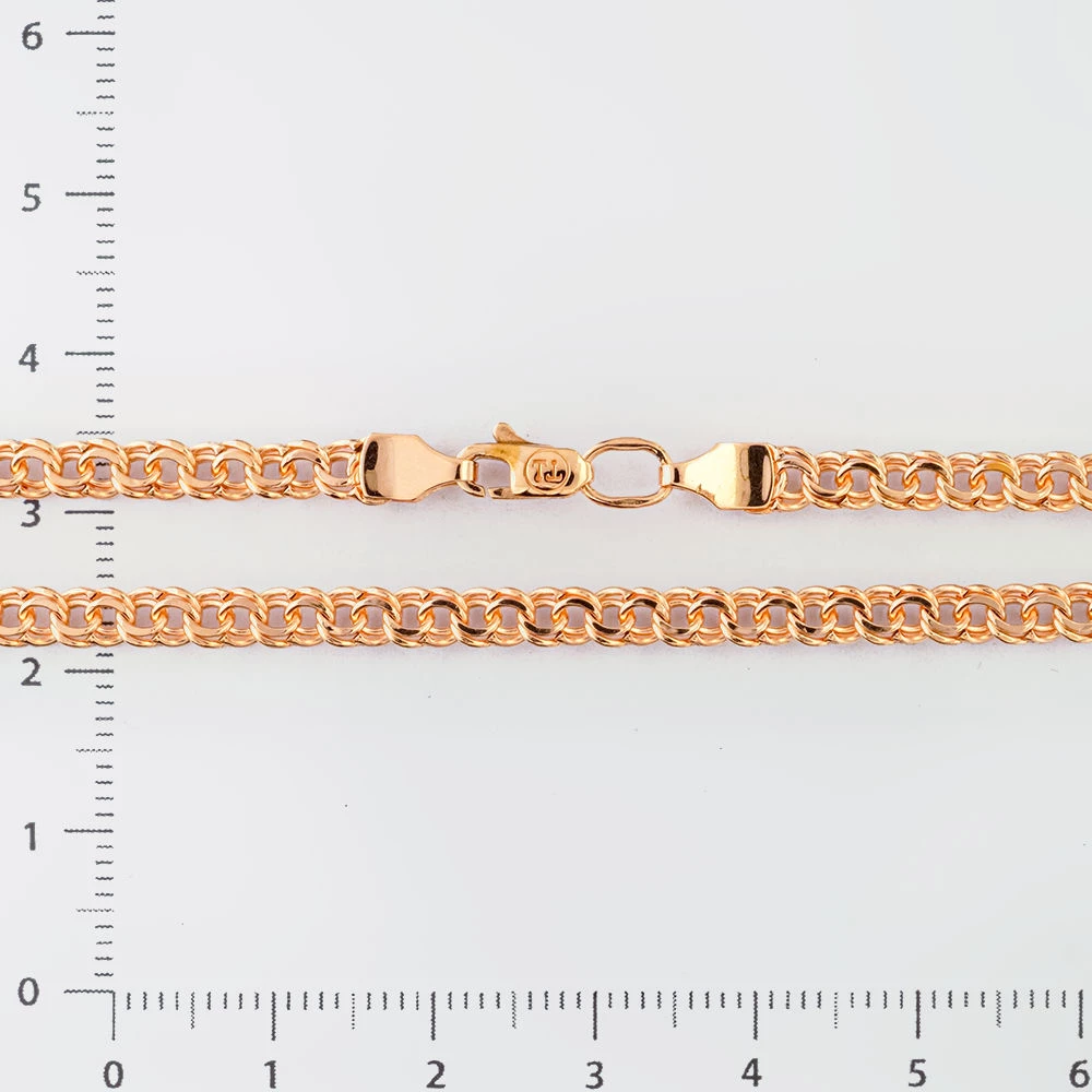 Цепь из красного золота 585 пробы