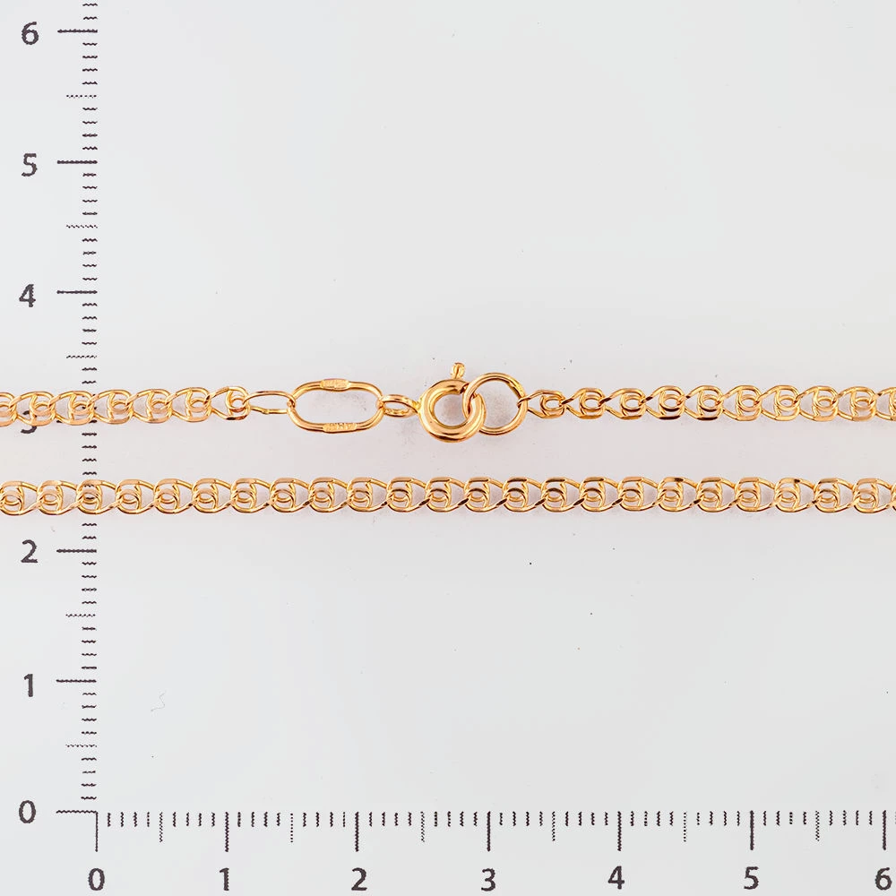 Цепь из красного золота 585 пробы