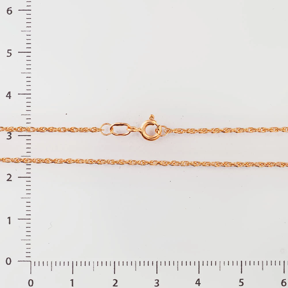 Цепь из красного золота 585 пробы