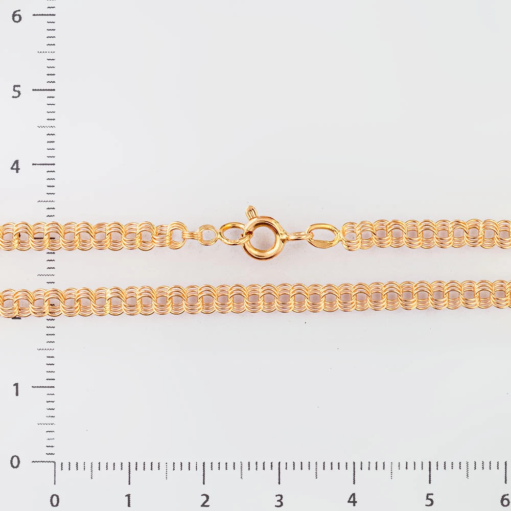 Цепь из красного золота 585 пробы