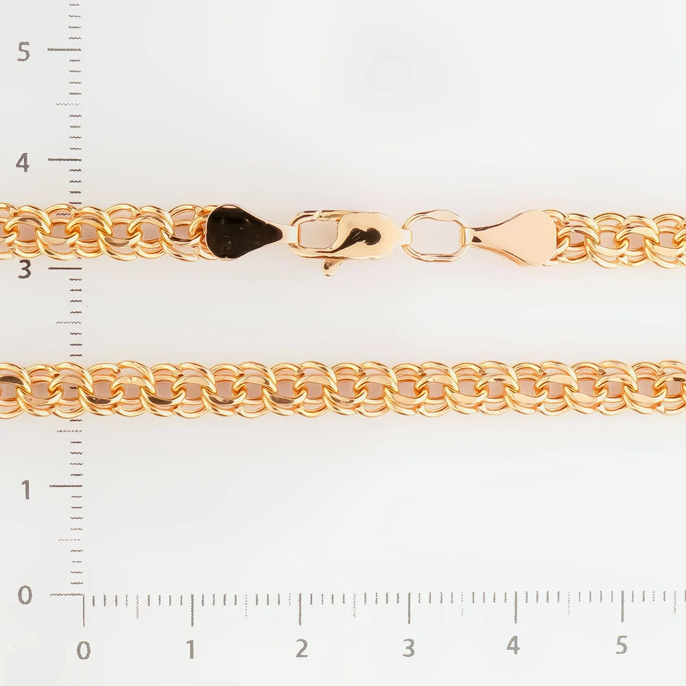 Цепь из красного золота 585 пробы