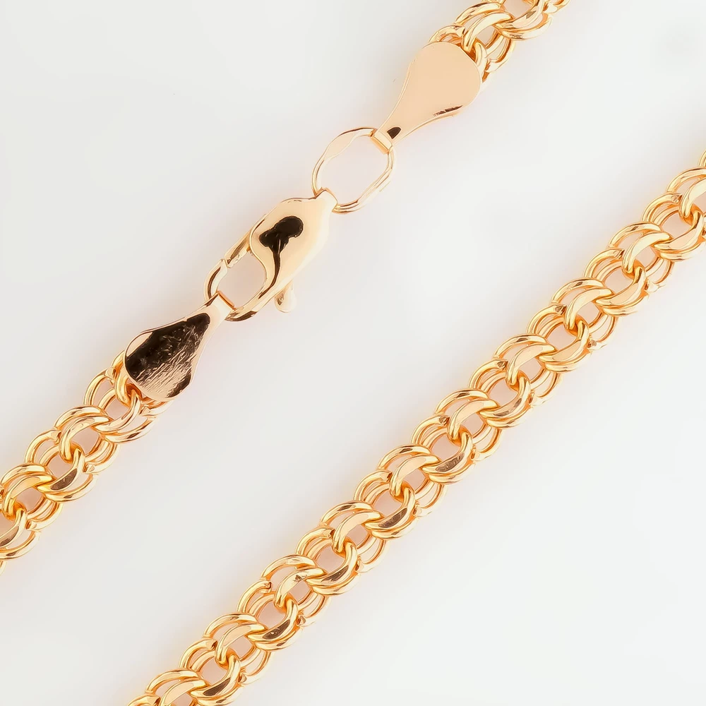 Цепь из красного золота 585 пробы