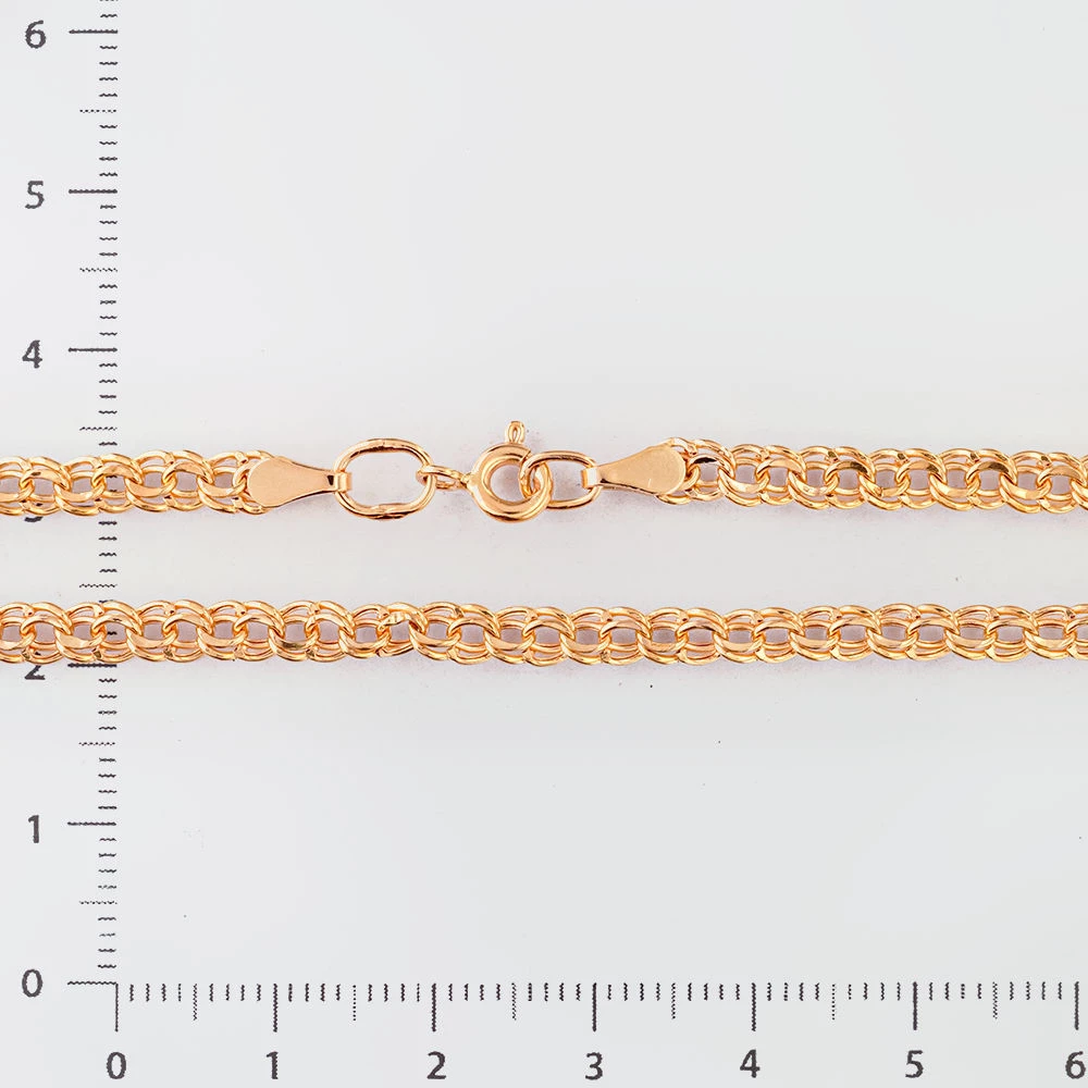 Цепь из красного золота 585 пробы