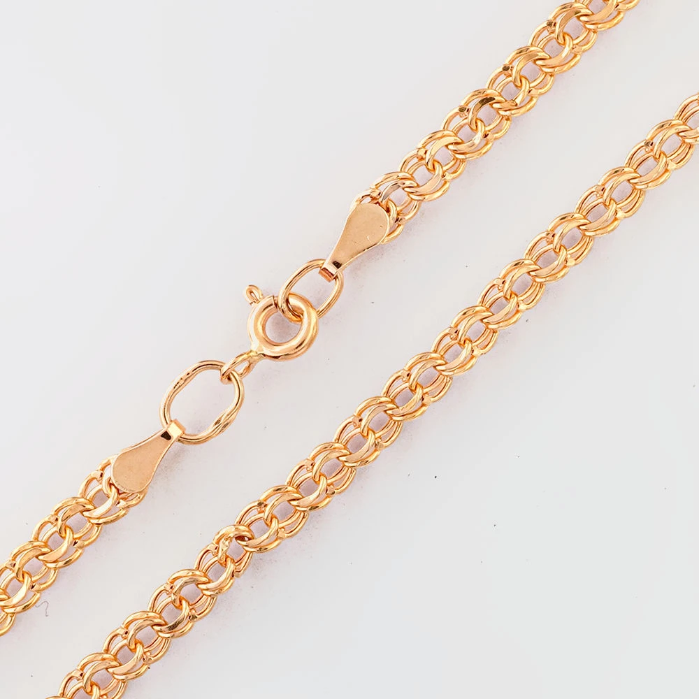 Цепь из красного золота 585 пробы