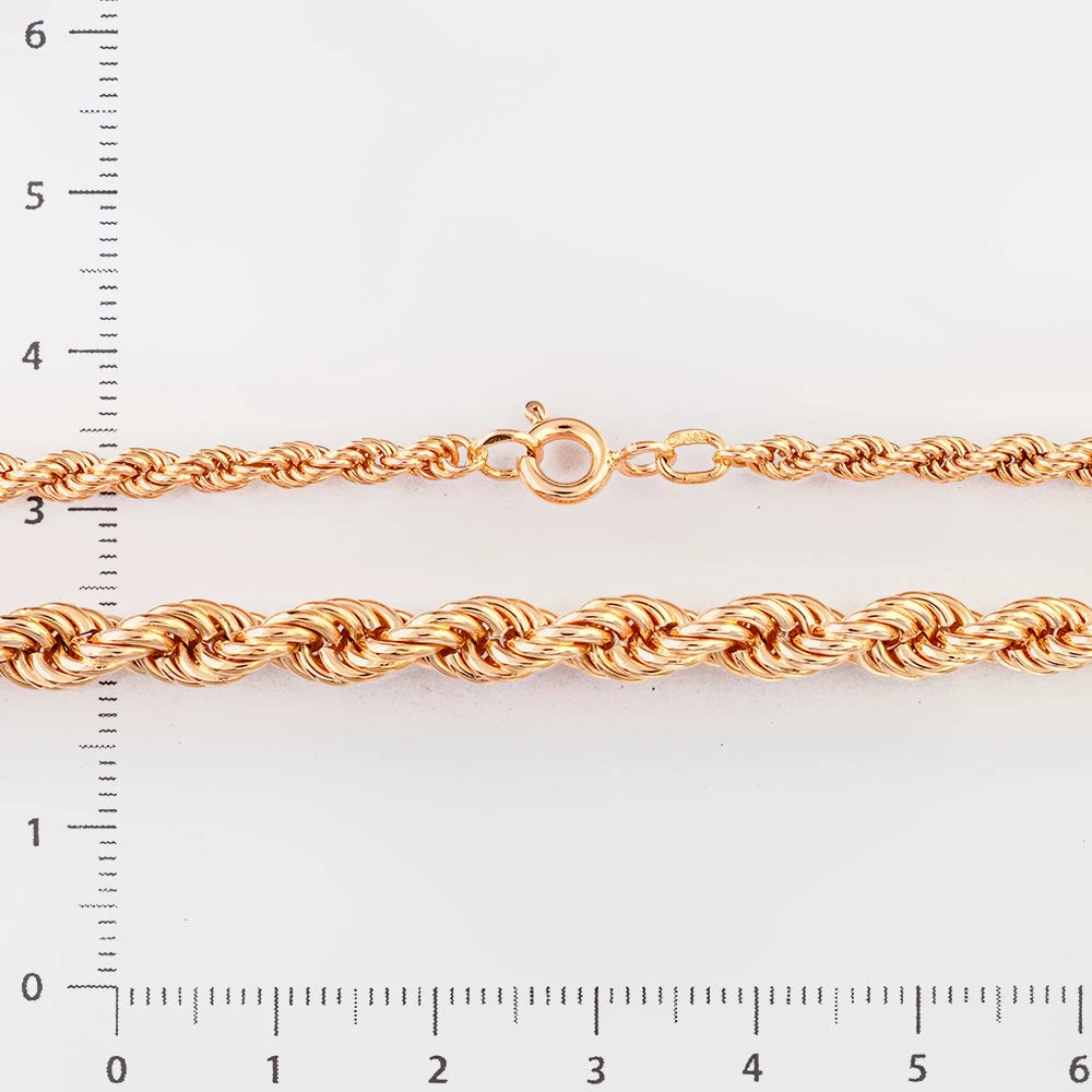 Цепь из красного золота 585 пробы