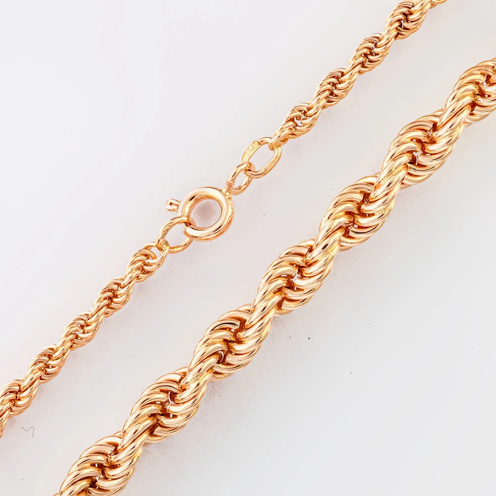 Цепь из красного золота 585 пробы