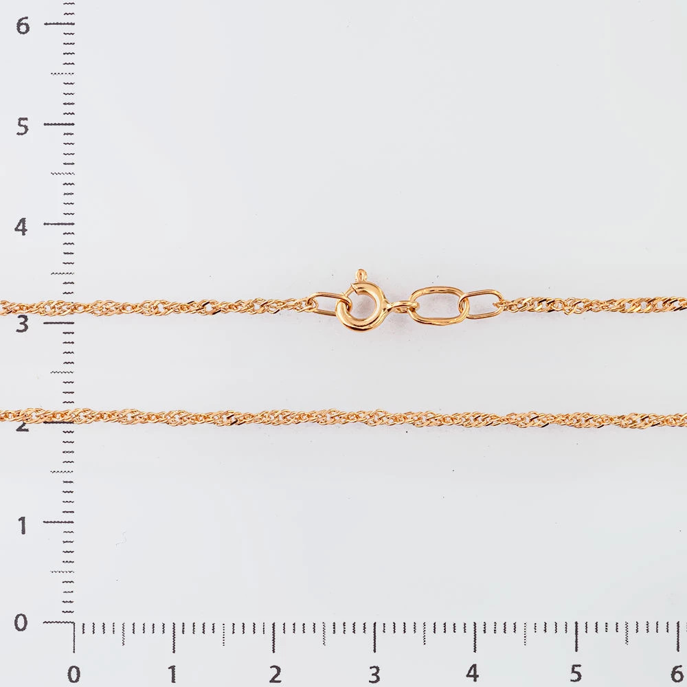 Цепь из красного золота 585 пробы