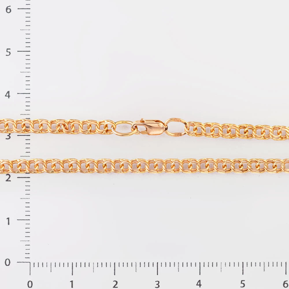 Цепь из красного золота 585 пробы