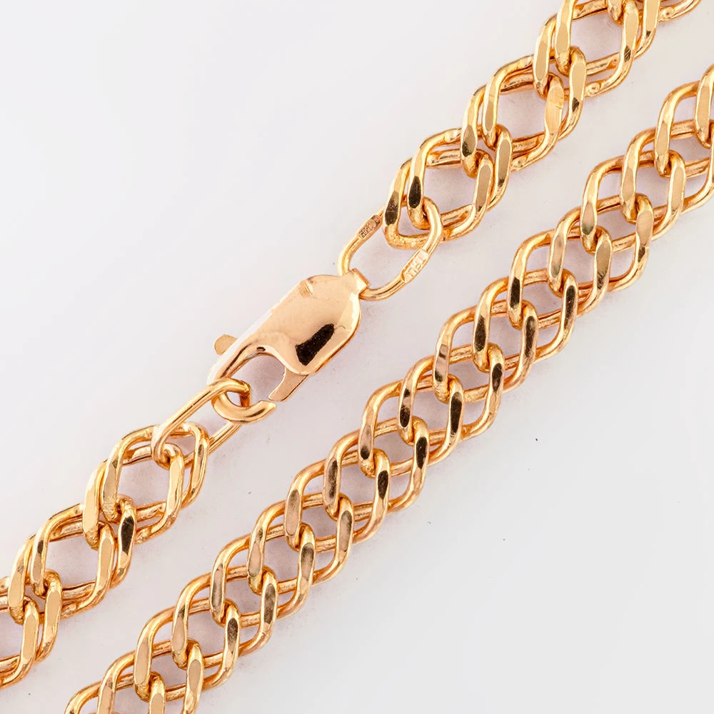 Цепь из красного золота 585 пробы