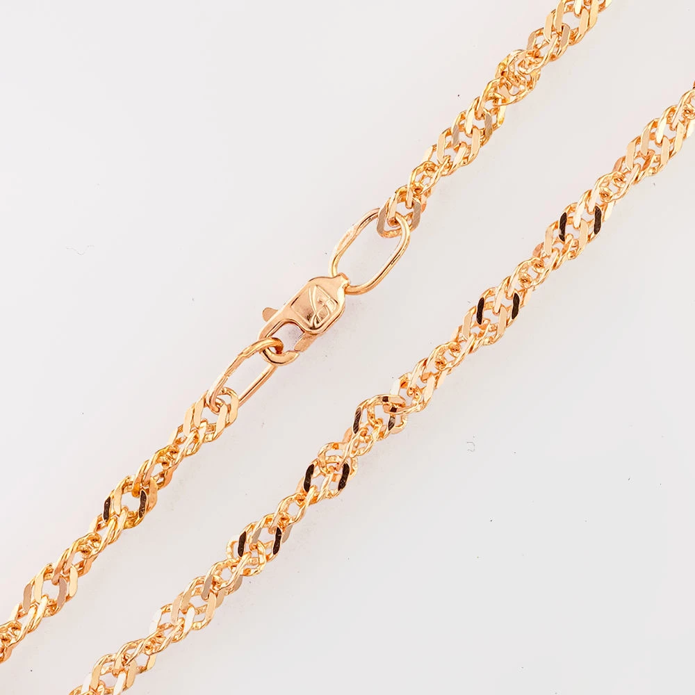 Цепь из красного золота 585 пробы