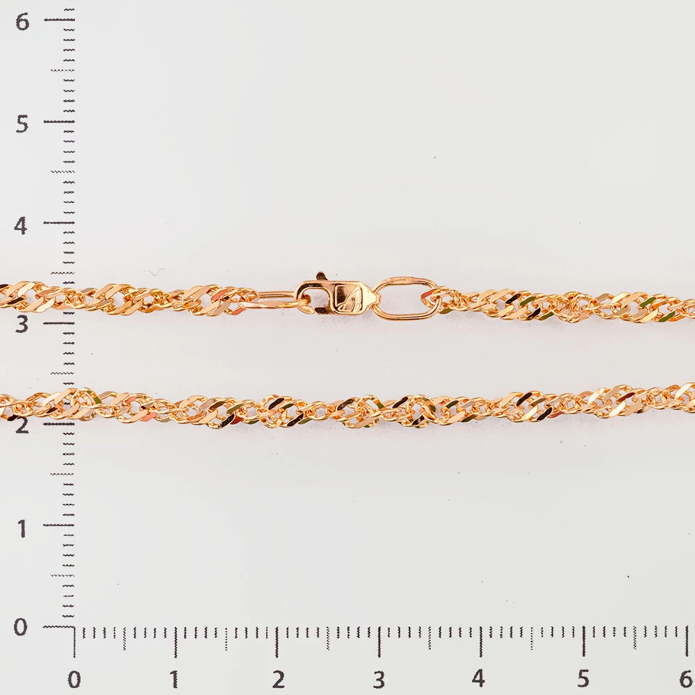 Цепь из красного золота 585 пробы