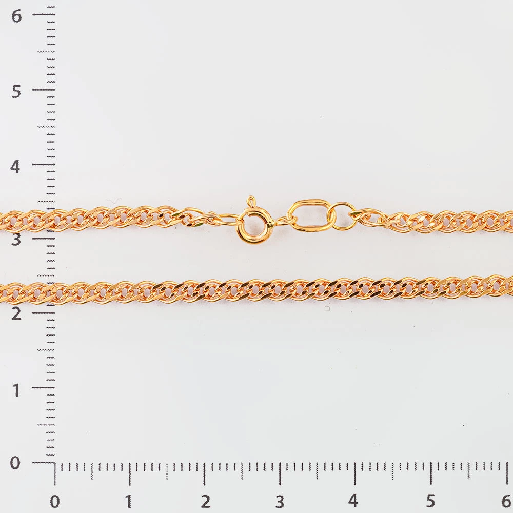 Цепь из красного золота 585 пробы