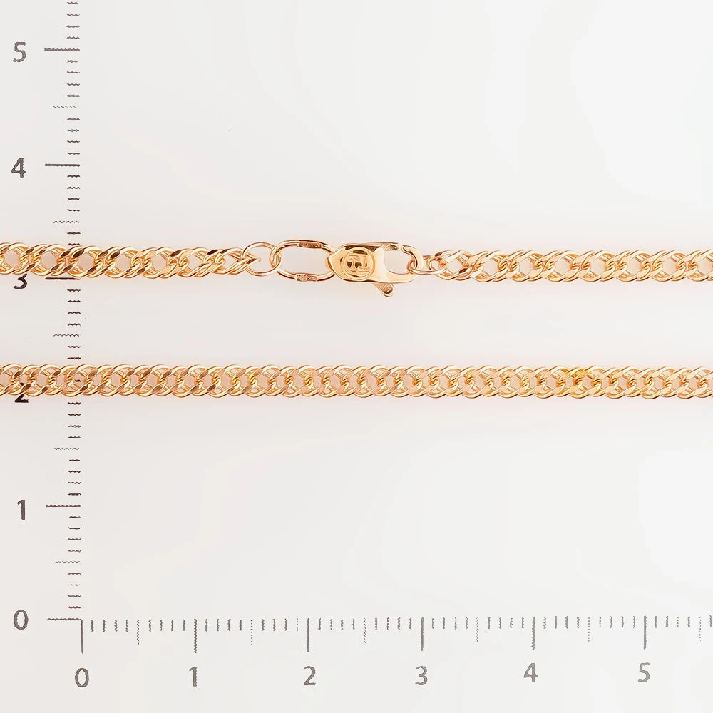 Цепь из красного золота 585 пробы