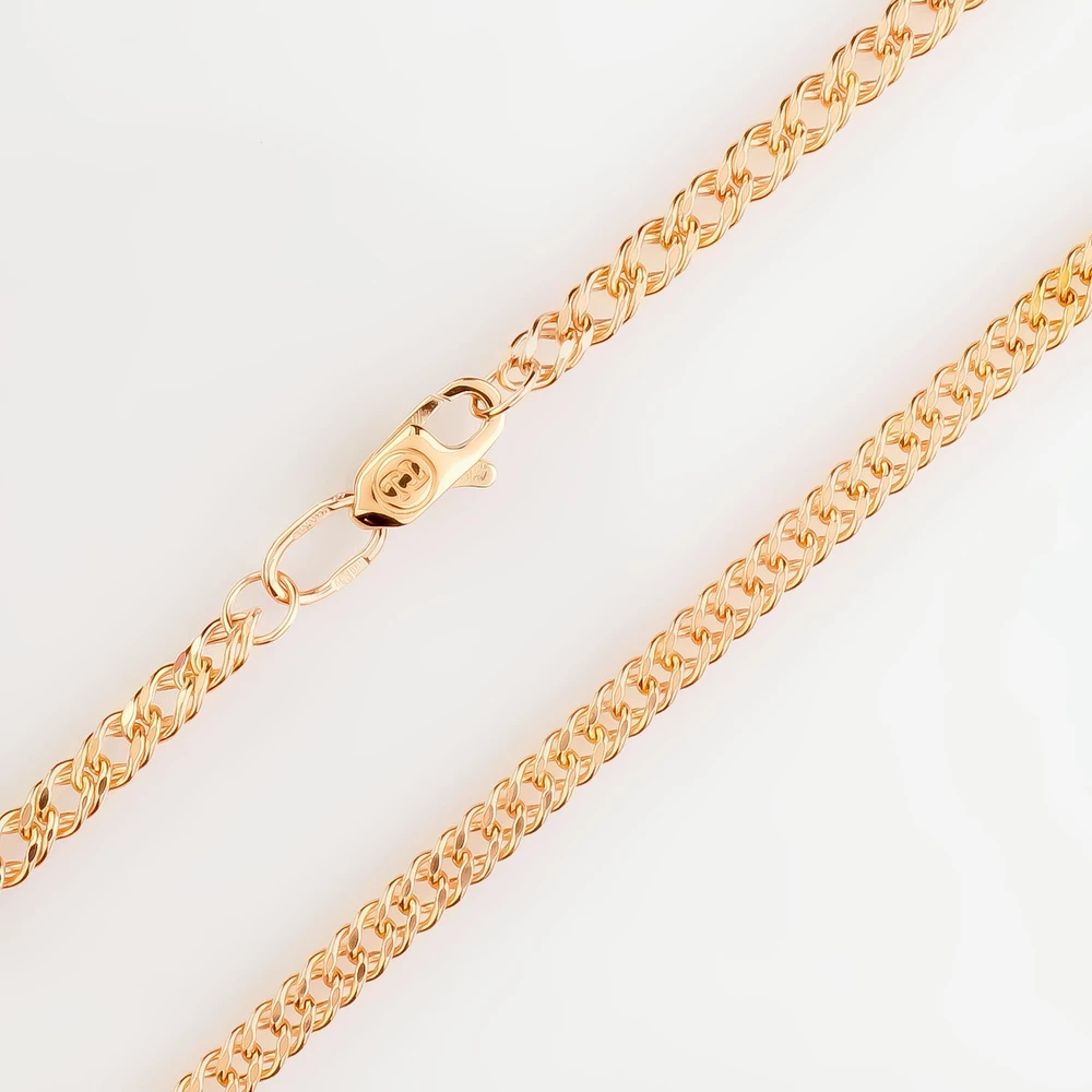 Цепь из красного золота 585 пробы