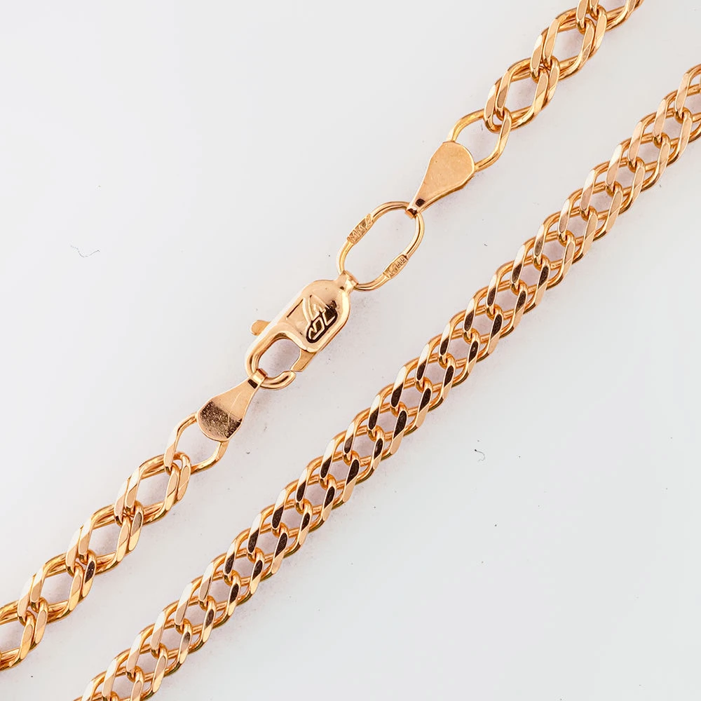 Цепь из красного золота 585 пробы