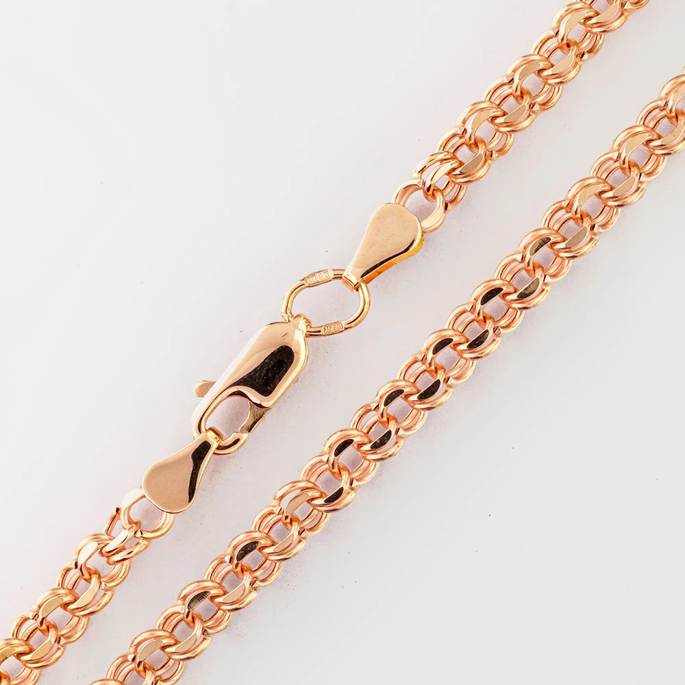 Цепь из красного золота 585 пробы