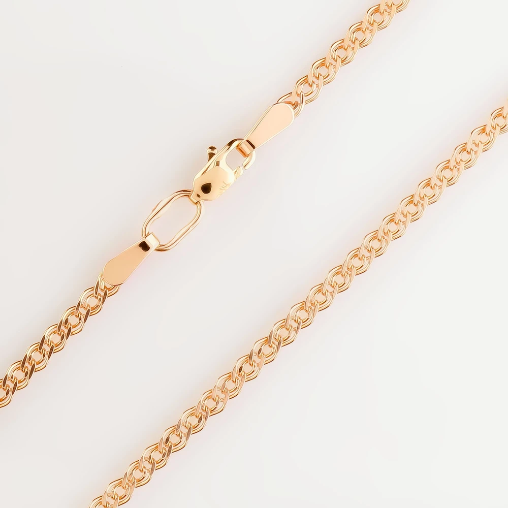 Цепь из красного золота 585 пробы