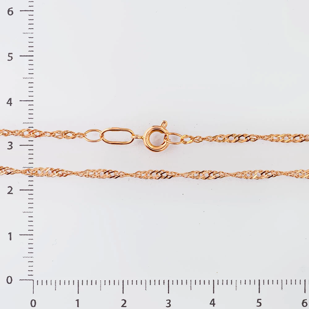 Цепь из красного золота 585 пробы