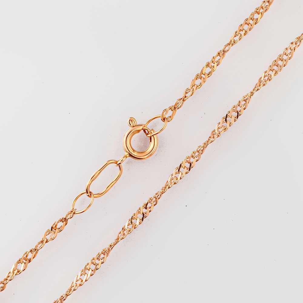 Цепь из красного золота 585 пробы