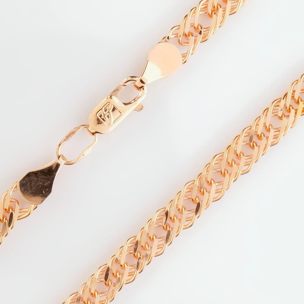 Цепь из красного золота 585 пробы