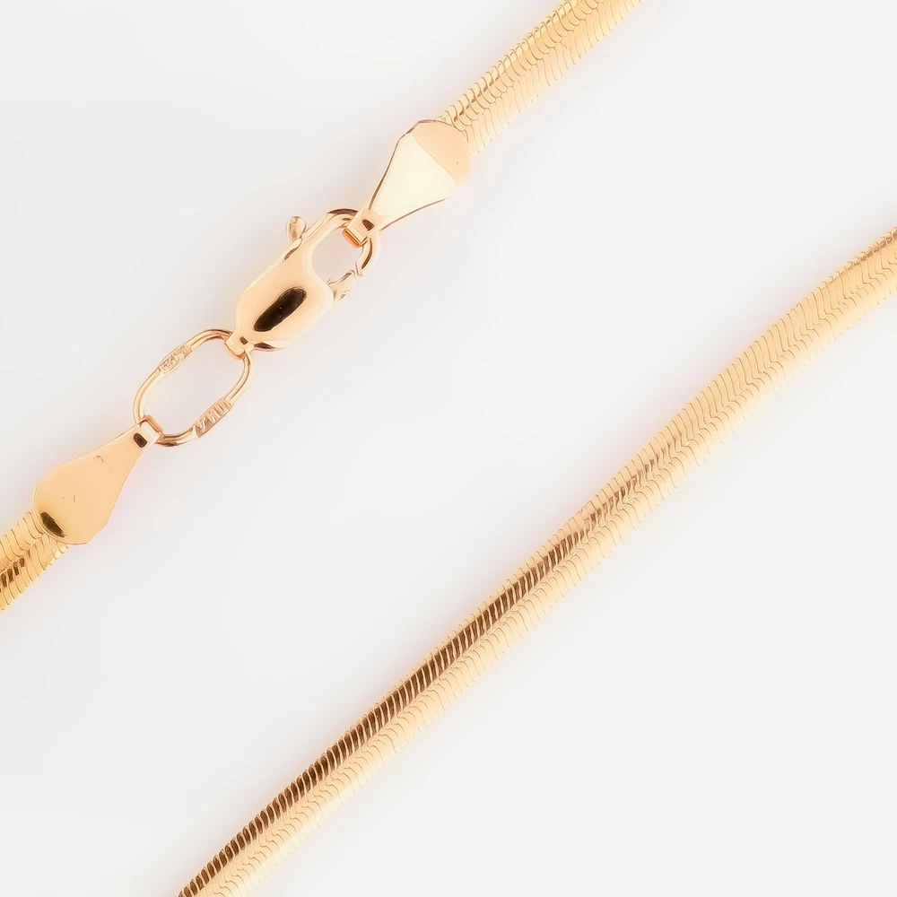 Цепь из красного золота 585 пробы