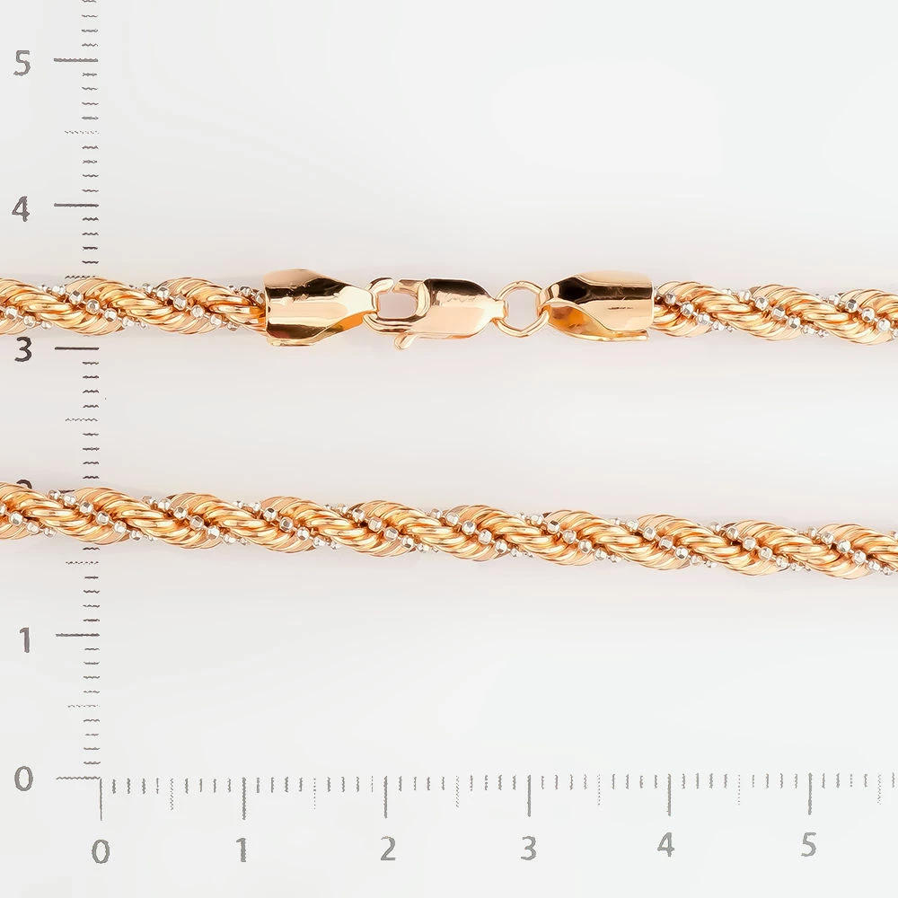 Цепь из красного золота 585 пробы