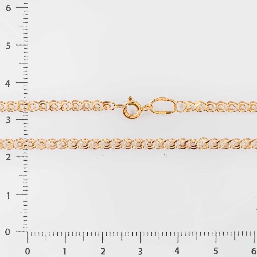 Цепь из красного золота 585 пробы