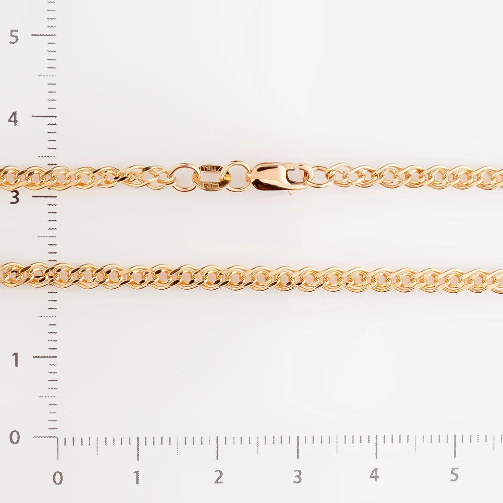Цепь из красного золота 585 пробы