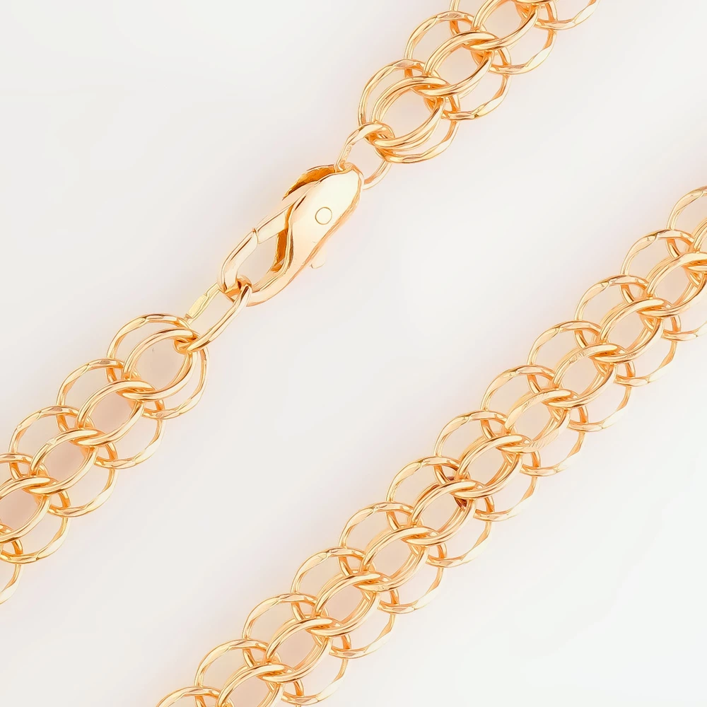 Цепь из красного золота 585 пробы