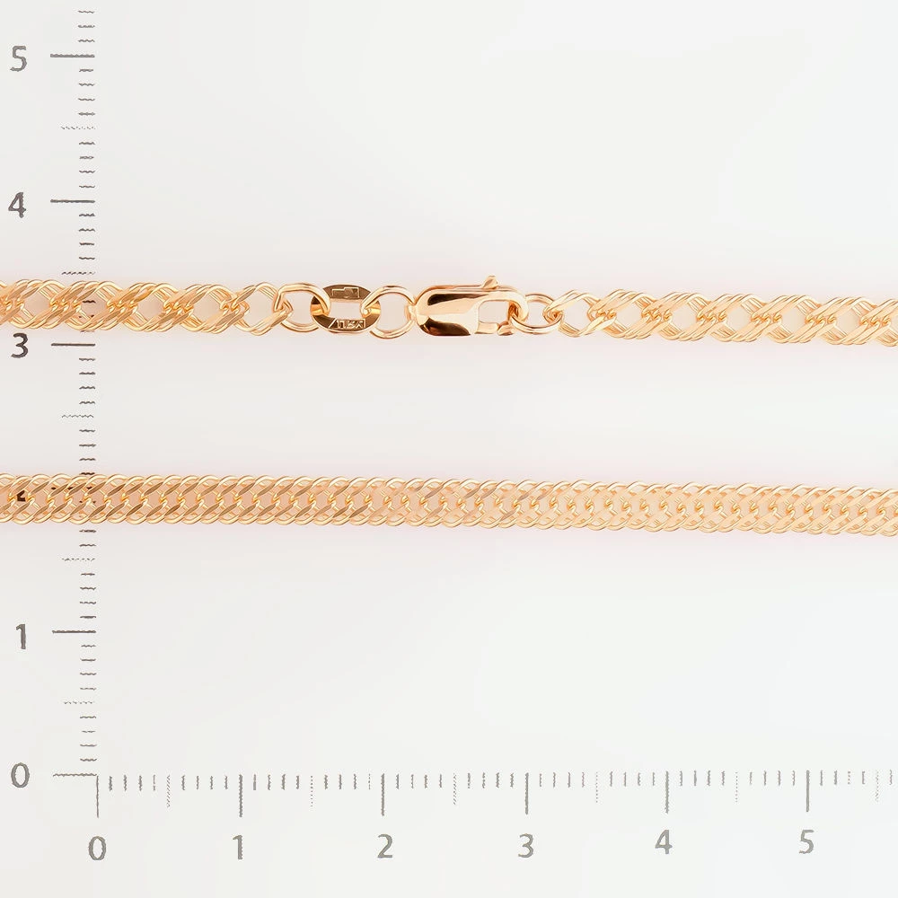 Цепь из красного золота 585 пробы