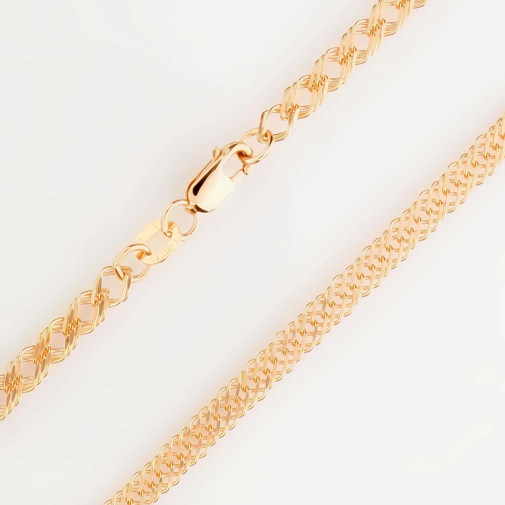 Цепь из красного золота 585 пробы