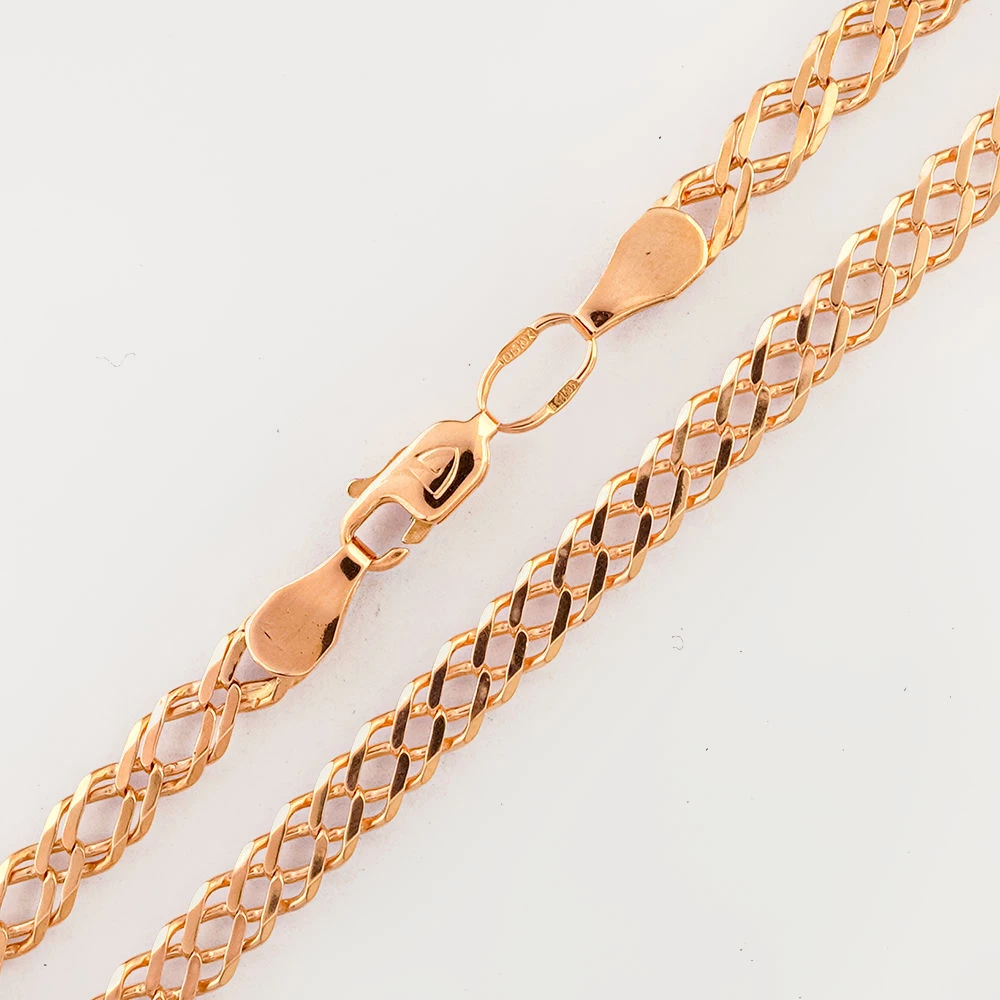 Цепь из красного золота 585 пробы