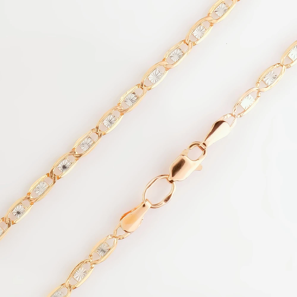 Цепь из красного золота 585 пробы