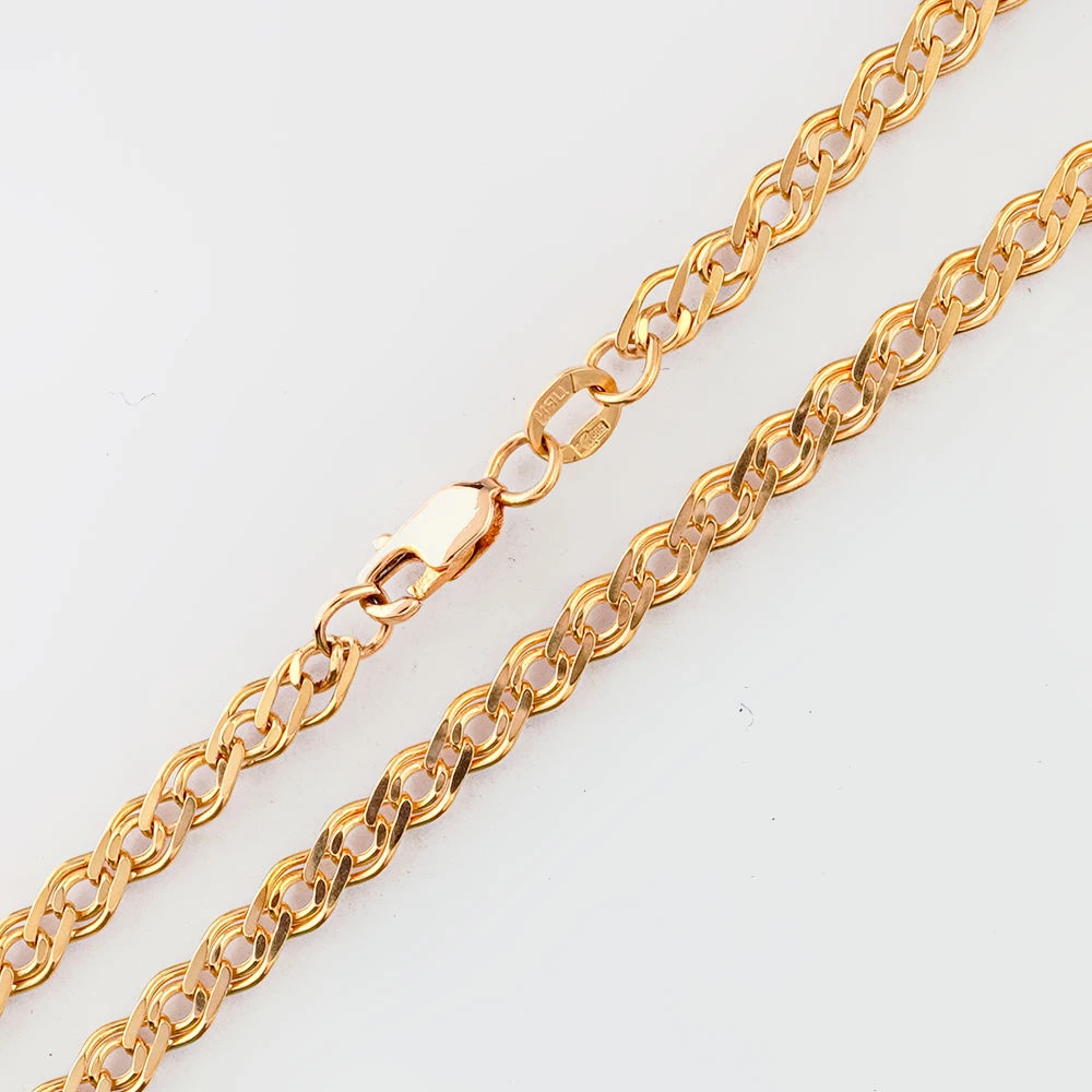 Цепь из красного золота 585 пробы