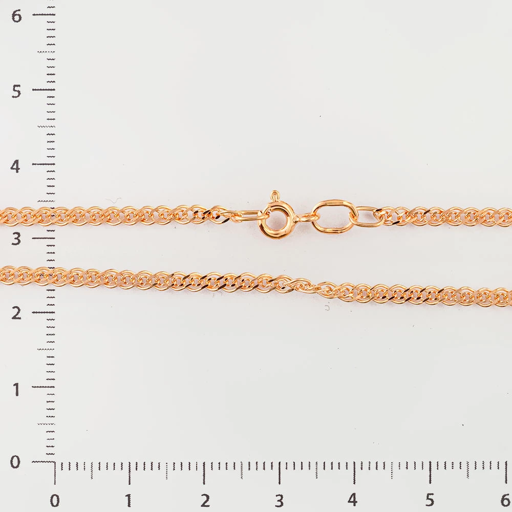 Цепь из красного золота 585 пробы