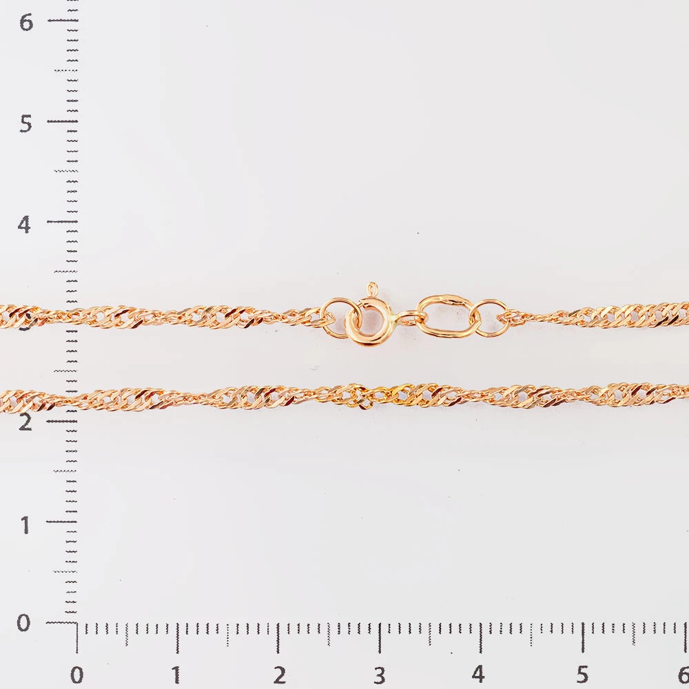 Цепь из красного золота 585 пробы