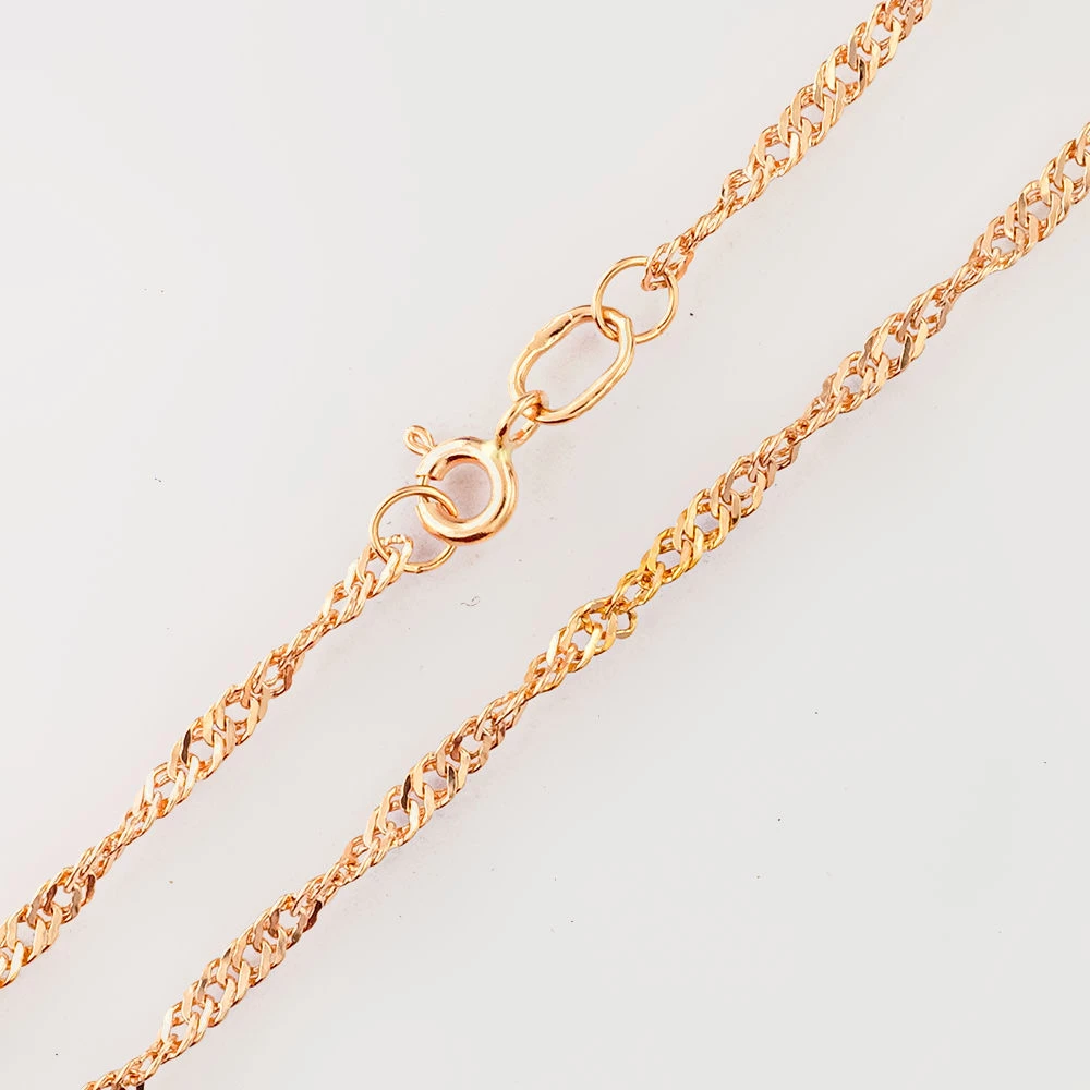 Цепь из красного золота 585 пробы