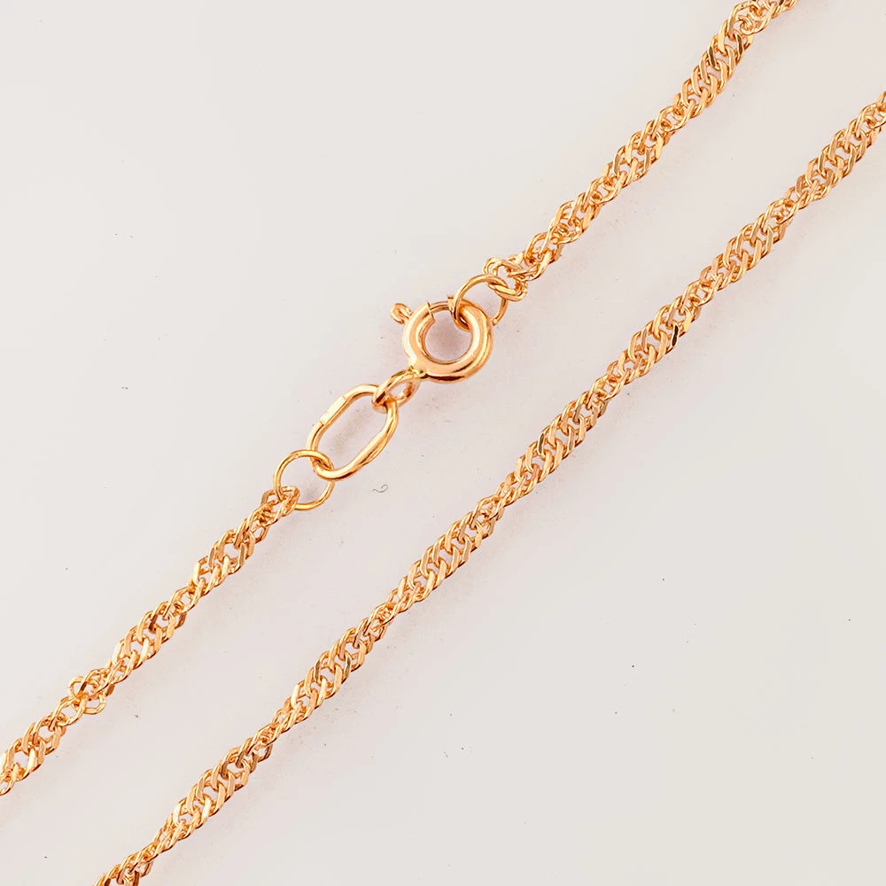 Цепь из красного золота 585 пробы