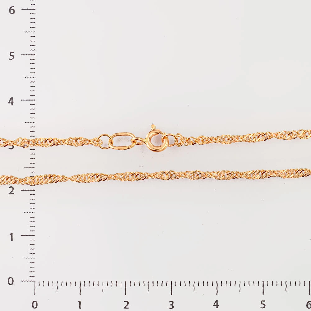 Цепь из красного золота 585 пробы