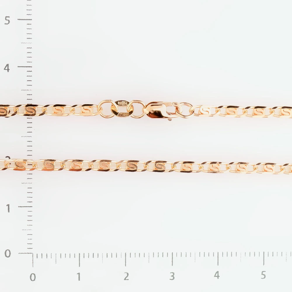 Цепь из красного золота 585 пробы