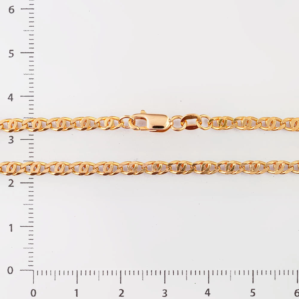 Цепь из красного золота 585 пробы