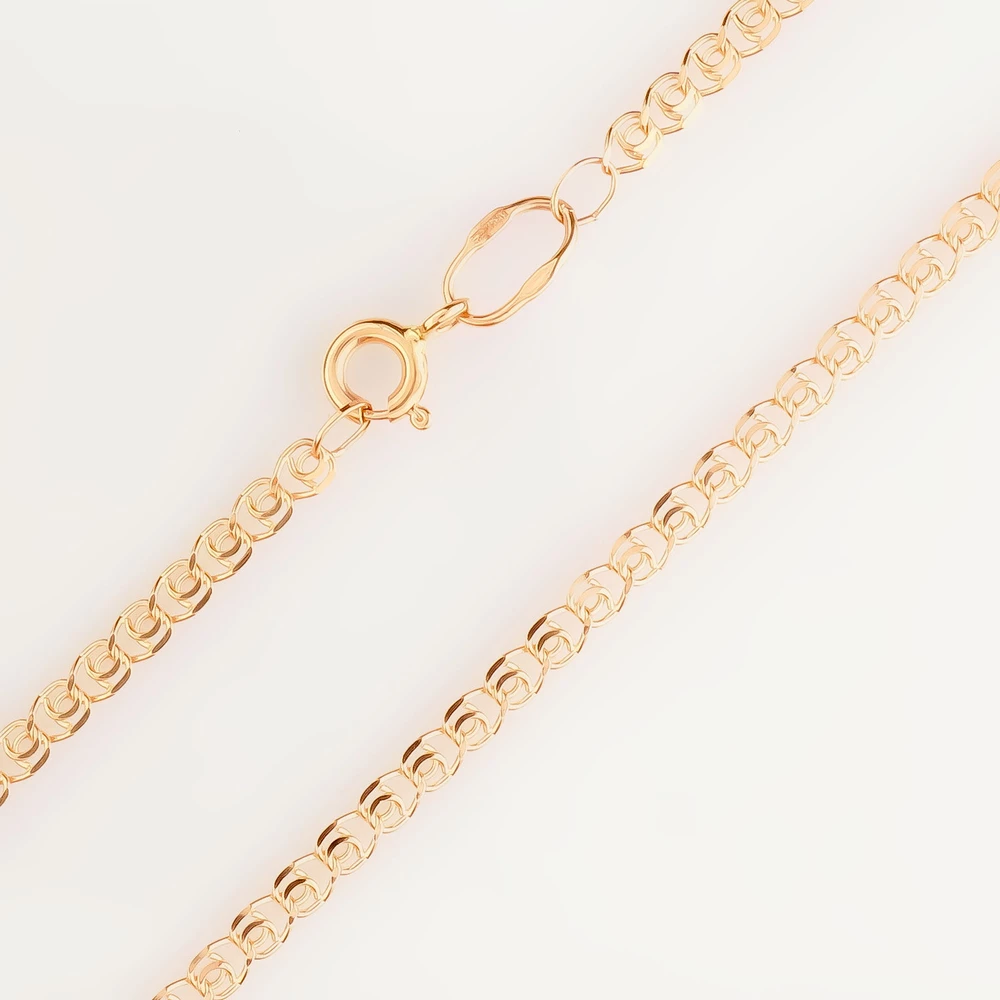 Цепь из красного золота 585 пробы