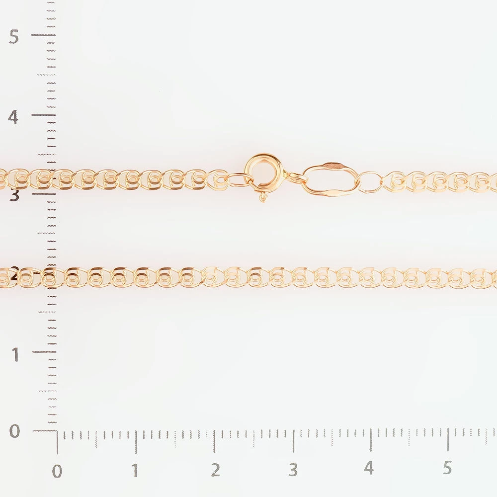 Цепь из красного золота 585 пробы