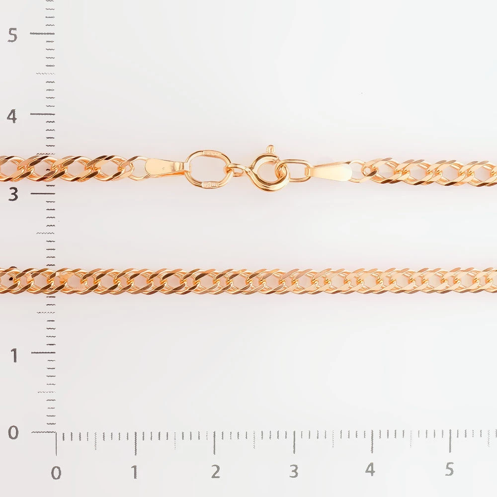 Цепь из красного золота 585 пробы