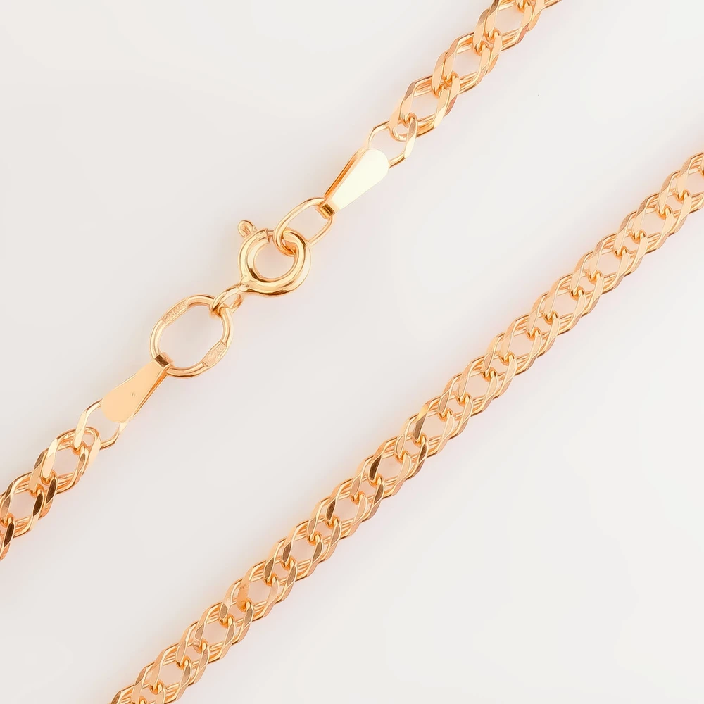 Цепь из красного золота 585 пробы