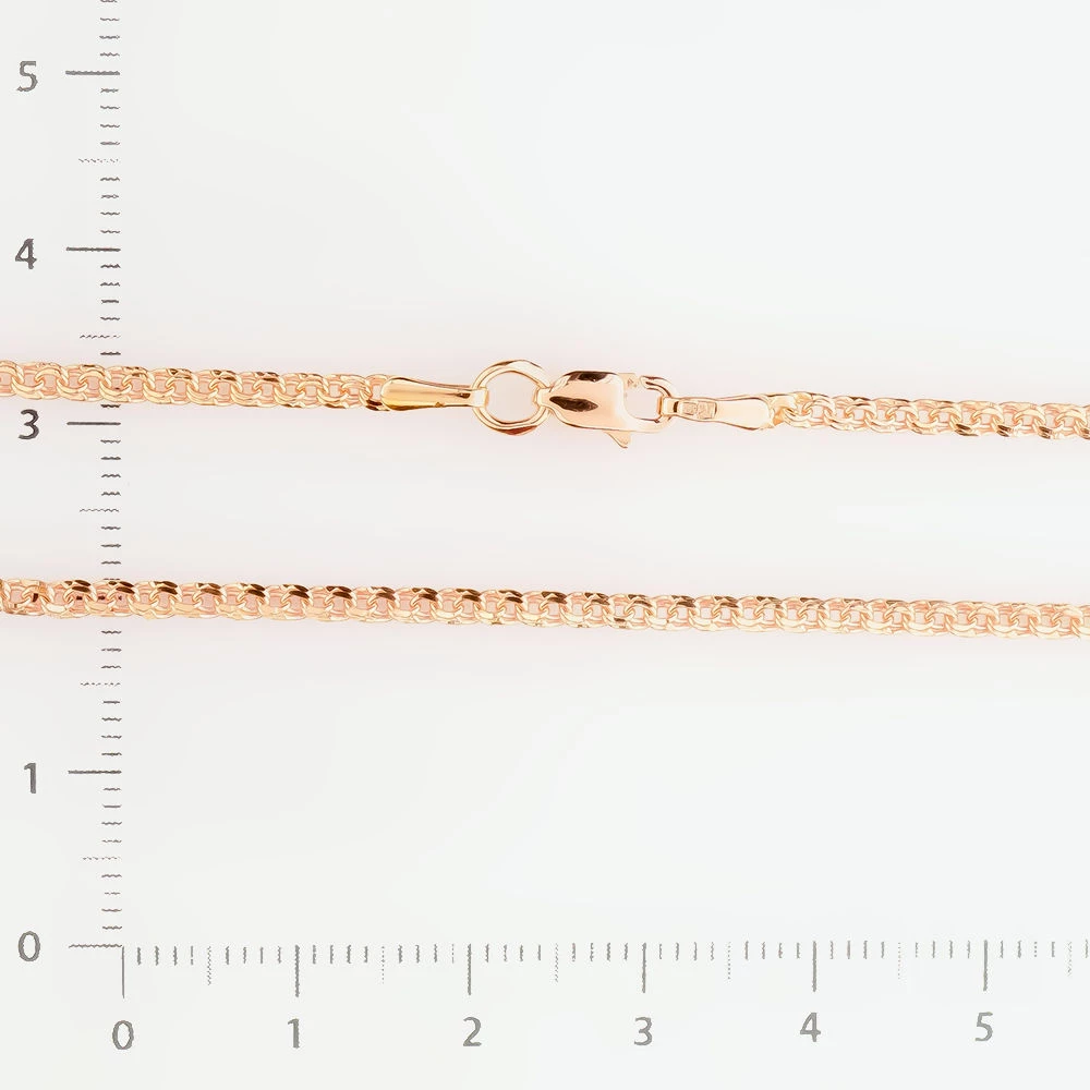 Цепь из красного золота 585 пробы