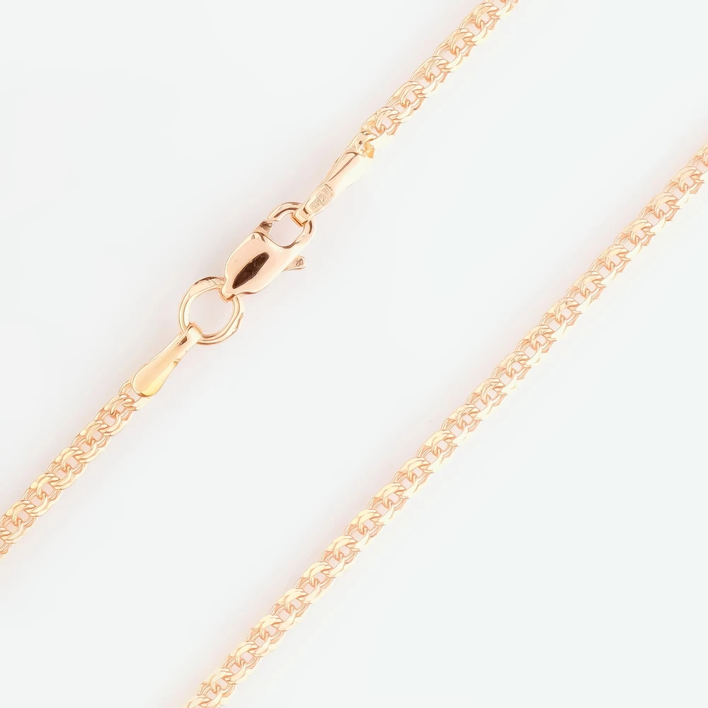 Цепь из красного золота 585 пробы