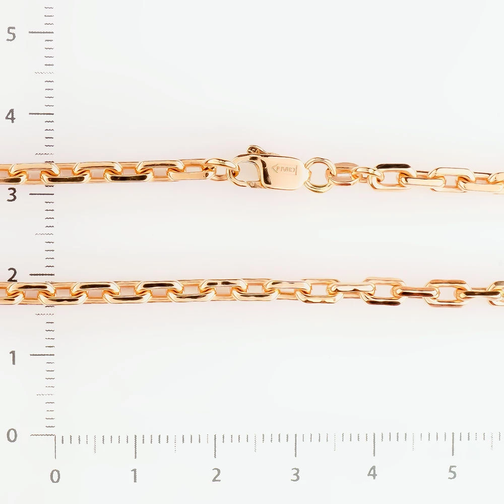 Цепь из красного золота 585 пробы