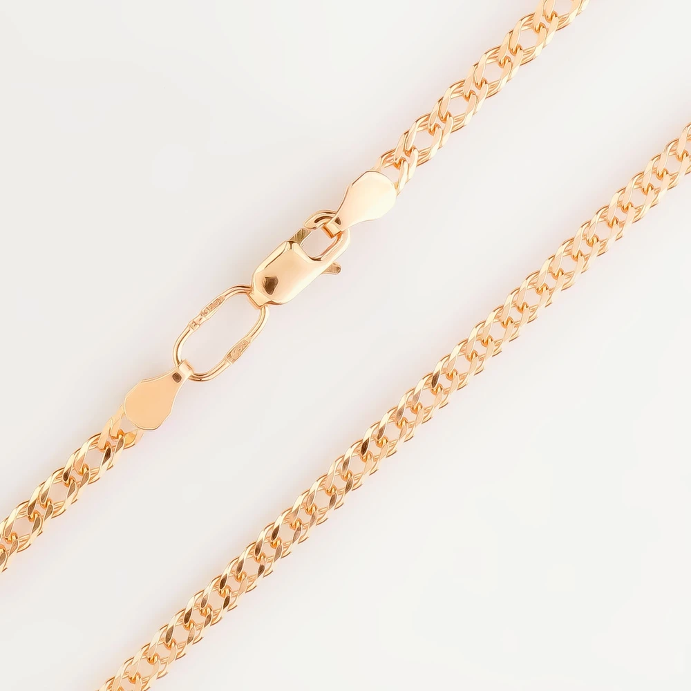 Цепь из красного золота 585 пробы